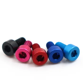 

2pcs M4 Allen aluminum alloy cup head screws hex socket cylinder headel screw aircraft model bolt colored color 8mm-25mm long