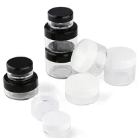 10Pcs 2g 3g 5g 10g 15g 20g 30g Plastic Cosmetics Makeup Box Nail Art Storage Pot Container Clear Sample Lotion Jar 2