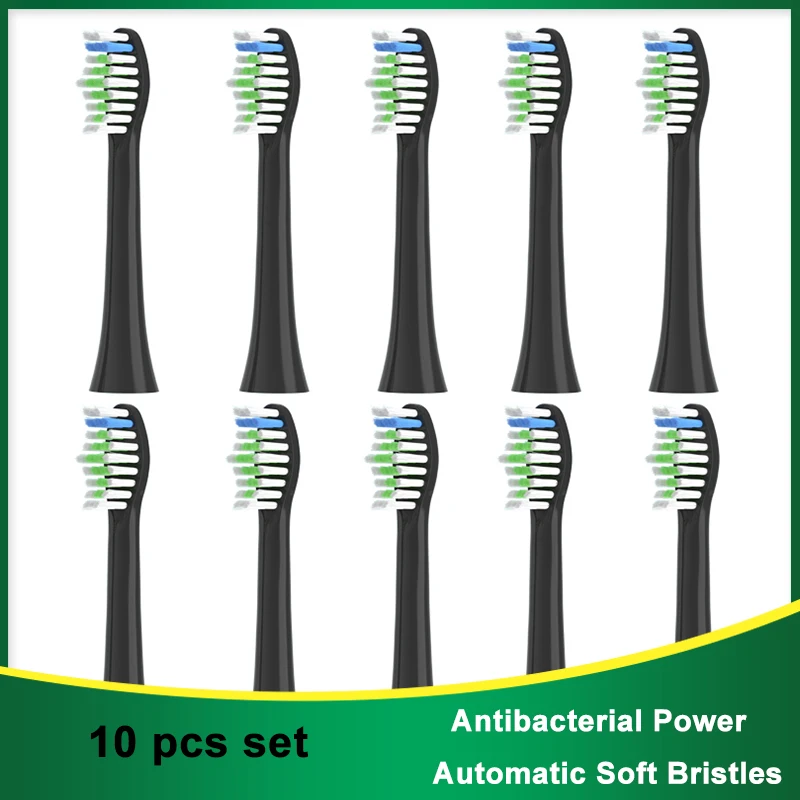 10pcs Dupont Health Brush Heads Smart Electric Toothbrush For Doxo