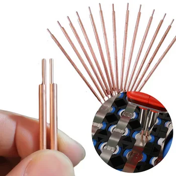 

80mm Single/Dual Head Welding Feet Needle Alumina Copper Material Spot Welding Pin welding accessories Welder