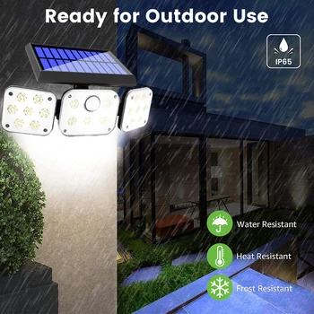 

Folding LED Solar Yard Light Lamp Security Street Light Automatically Recharging Waterproof Motion Sensor Fence Landscape