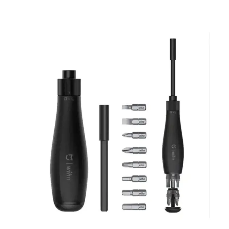 

Original Wiha 8 In 1 Ratchet Screwdriver Popup Design Household Screw Driver Repair Tool High Quality