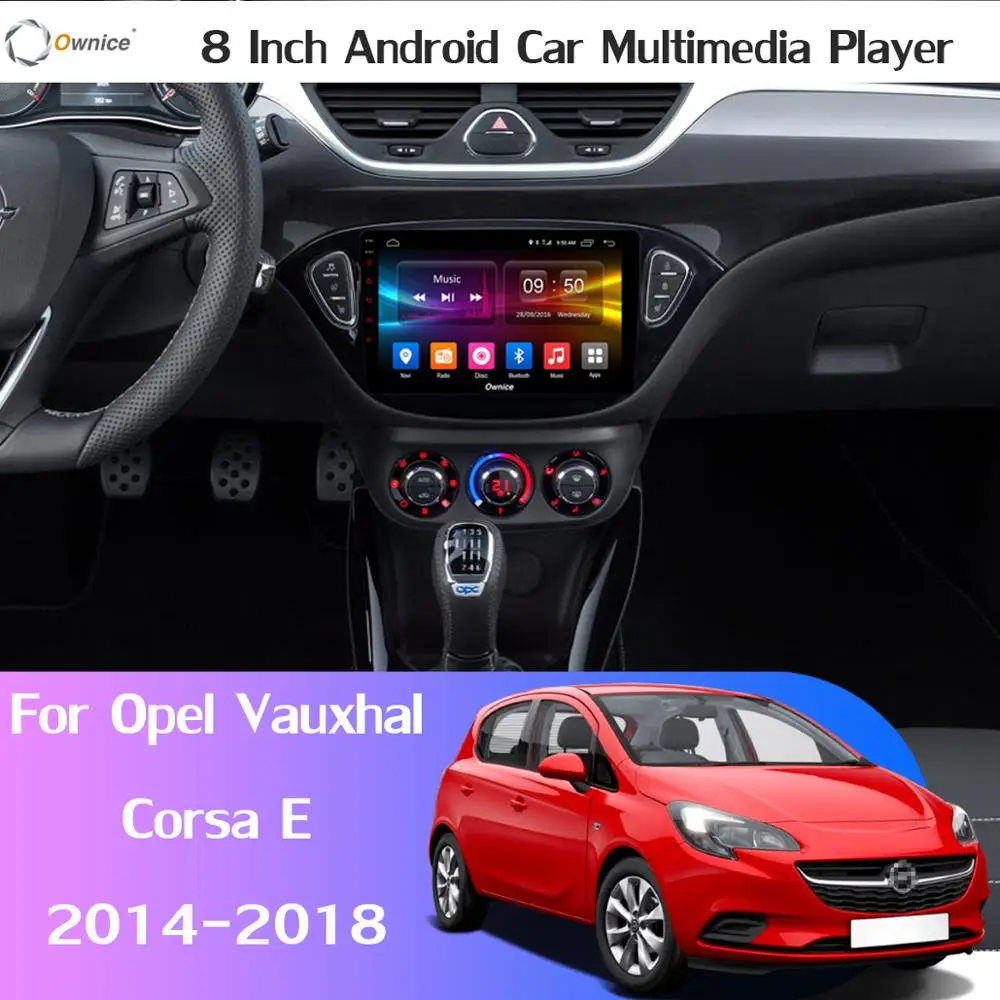 1Din 360 ° 4 × камера 4G LTE Android 9,0 4G+ 64G gps радио CarPlay SPDIF DSP Автомобильный мультимедийный плеер для Opel Vauxhal Corsa E