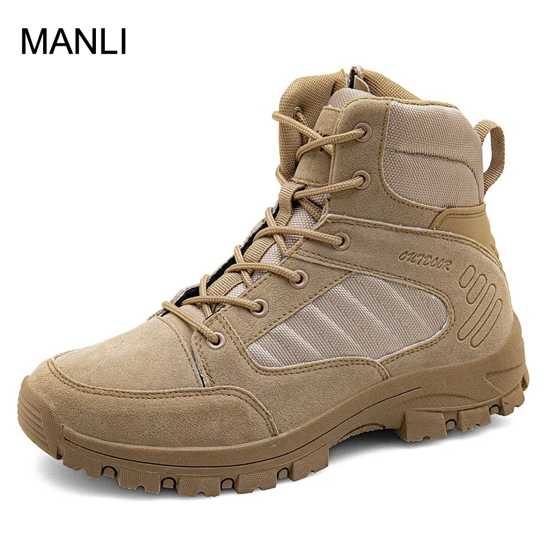 MANLI/уличная Мужская походная обувь Военная Обувь для пустыни тактическая