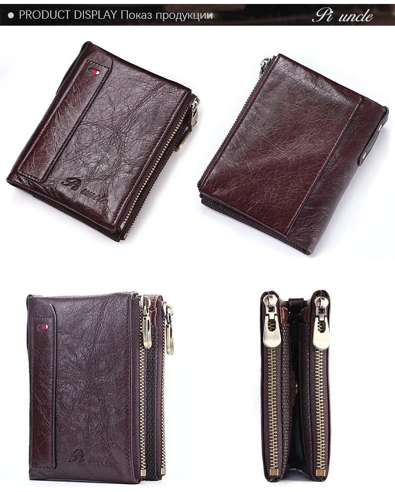 Balencia Designer Leather Men's Wallet Short Wallet Business Leisure Men's Wallet First layer cowhide Wallet Multifunctional bag