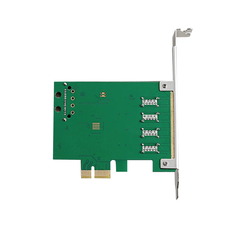 Высокое качество 5 Гбит/с 4 порта USB 3,0 концентратор для PCI-E PCI express 1X расширения Riser Card с SATA разъем питания