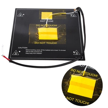 

Hot Bed Plate Parts Sticker Accessaries DC 24V 3D Printer Replacement Panel Practical Sheet Office Heat Professional For Ender 3