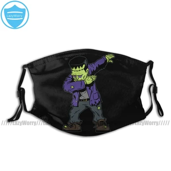 

Frankenstein Mouth Face Mask Dabbing Frankenstein Facial Mask Cool Kawai with 2 Filters for Adult