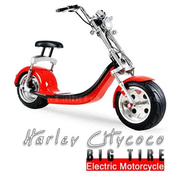 Online Daibot Elektrische Roller Citycoco Zwei Rädern Elektro Roller 60V 1500W 25AH Elektrische Roller Motorrad Für Erwachsene Frauen