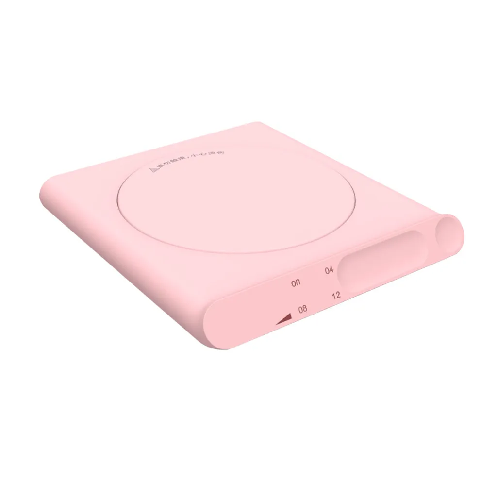 Pink 1 шт. теплые коврики для чашек согревающая подставка креативный USB теплый коврик для чашек термостат нагревательное устройство грелка коврик - Цвет: Pink