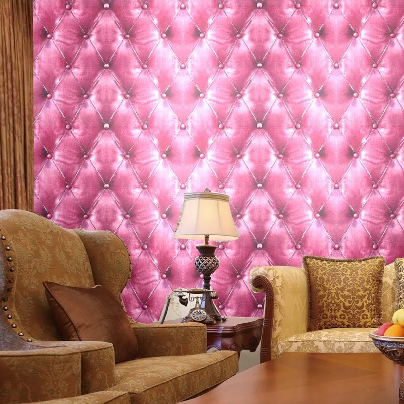 

Da Carta Parati European Leather Pattern Wall Paper Roll For Living Room Background Walls Papel Waterproof Wallpapers Pintado