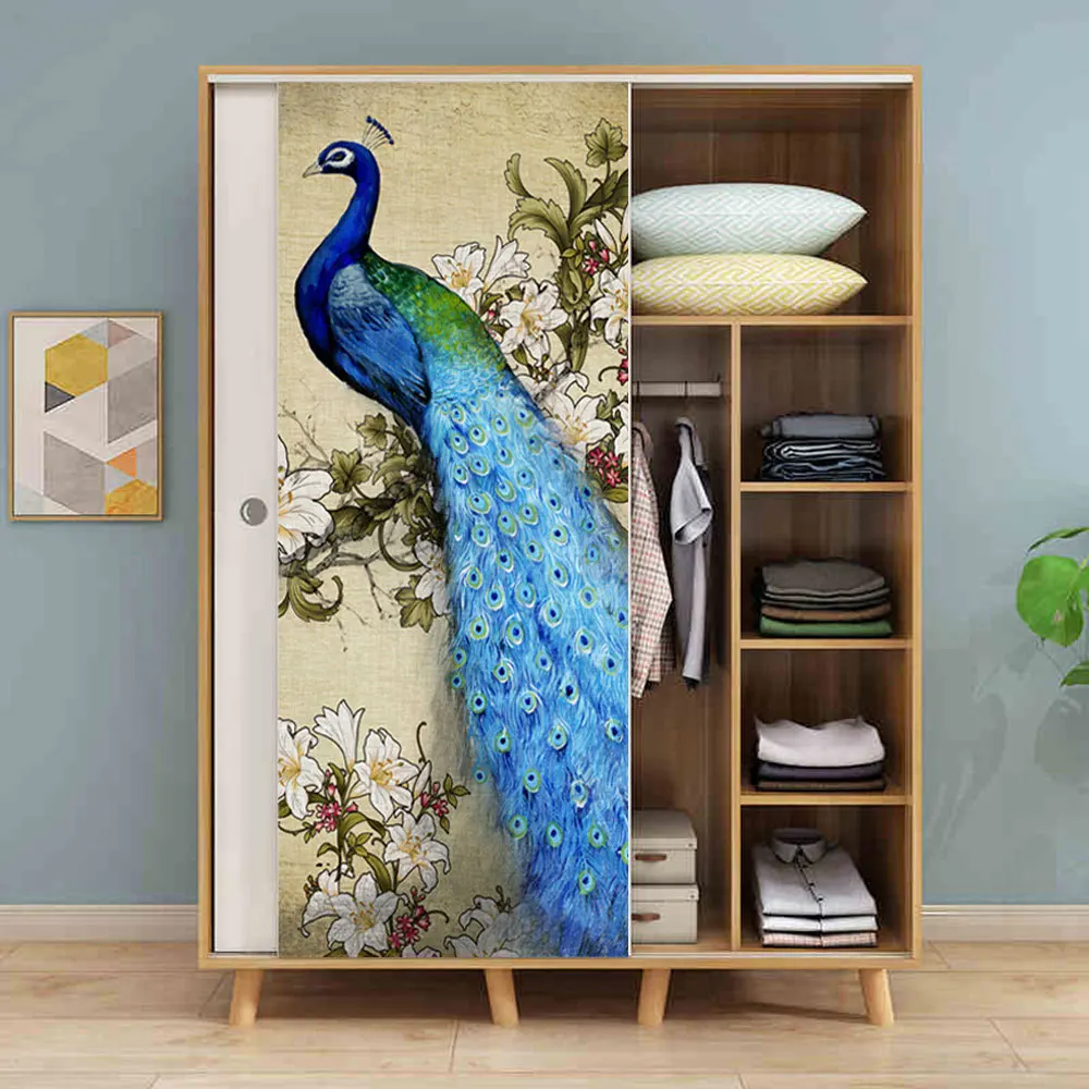 

Dropship MT095 New Door Closet Renovation, Refrigerator, Door Removal, Home Decoration, Waterproof and Removable Stickers