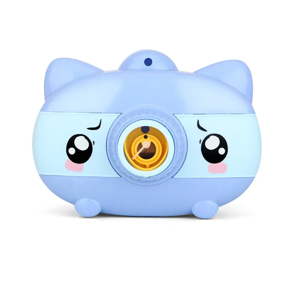 Cartoon Pig Bubble Camera Blower Machine Electric Music Flashing Light Machines Automatic Shape Toy | Бытовая техника