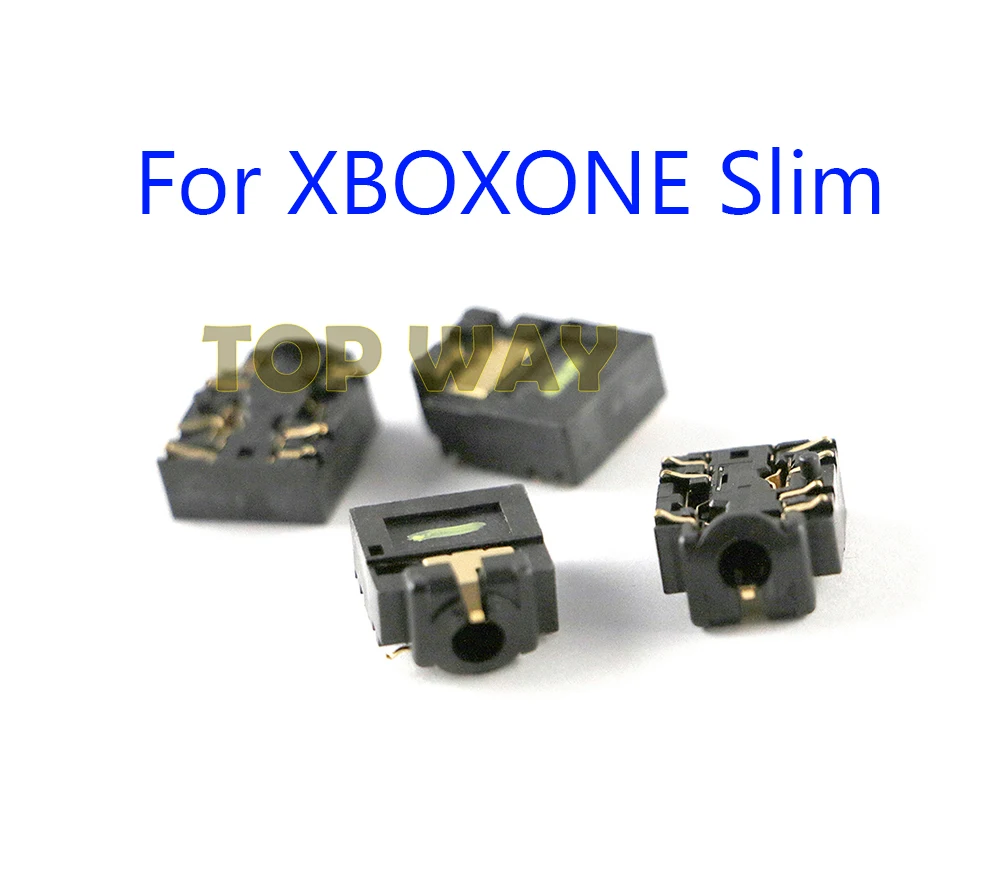 2 шт. для Xbox one тонкий контроллера S 3 5 мм разъем подключения гарнитуры Порты и