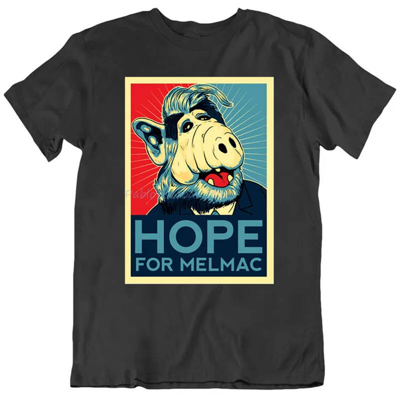 Alf Hope For Melmac Alien Movie Tv Show Футболка мужская подарок новинка от нас крутая футболка |