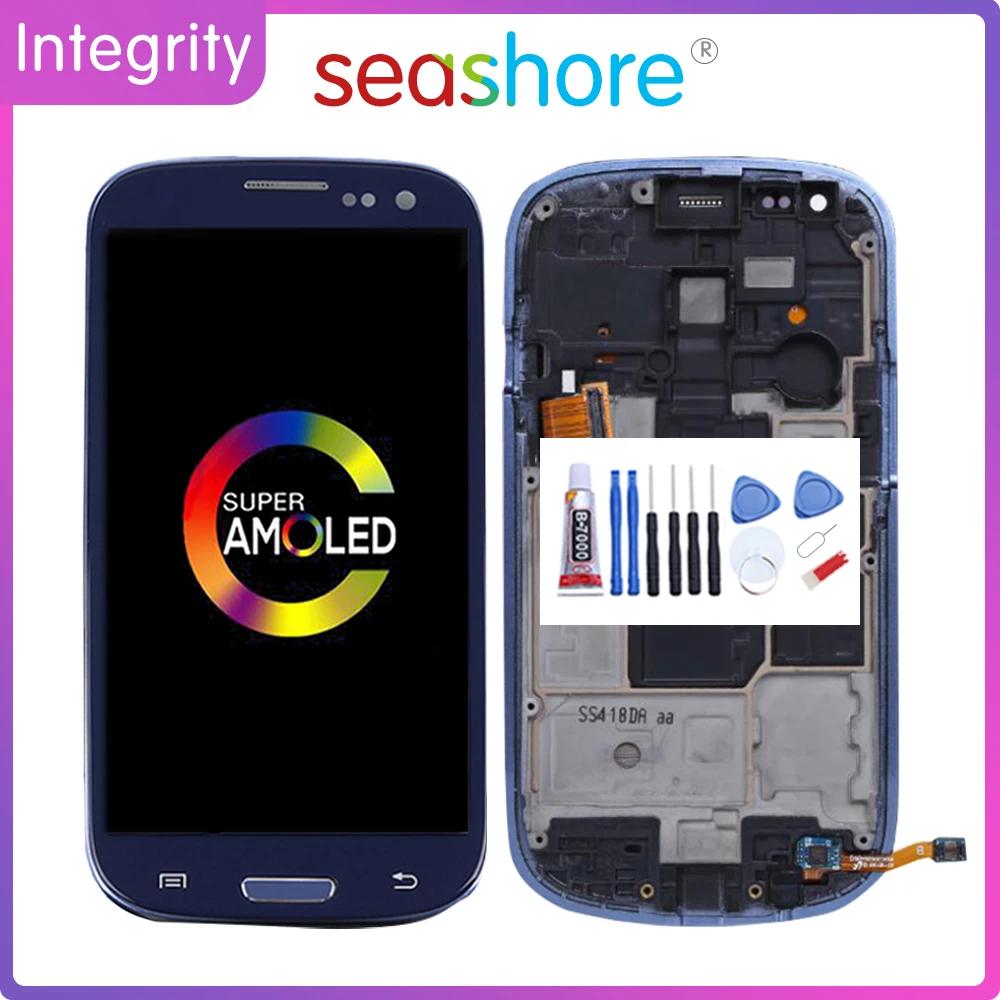 Оригинальный ЖК-дисплей для SAMSUNG Galaxy S3 Mini сенсорный экран с дигитайзером в сборе