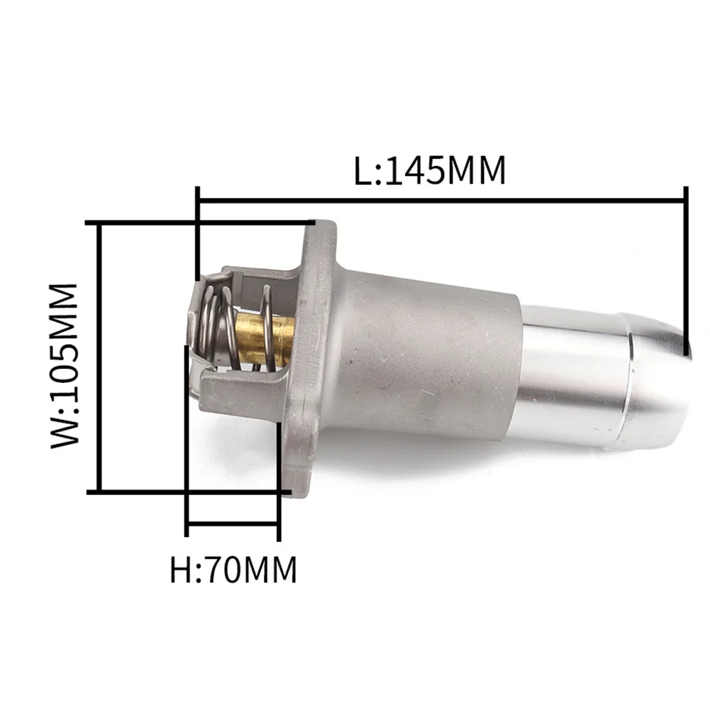 12622316 термостат с контролем температуры в сборе охлаждающей жидкости двигателя аксессуары легкий в установке металлический автомобиль практичный для Chevy Colorado