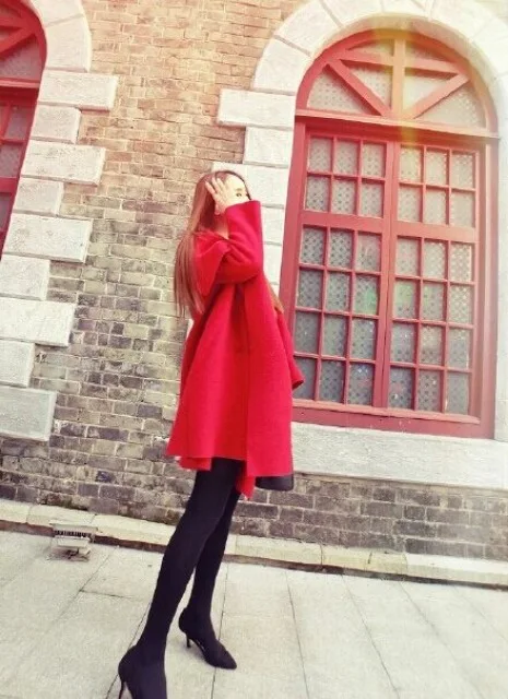 Autumn And Winter New Style WOMEN'S Dress Korean-style Woolen Jacket Wool Overcoat South Korea Dongdaemun Double-Sided Duff