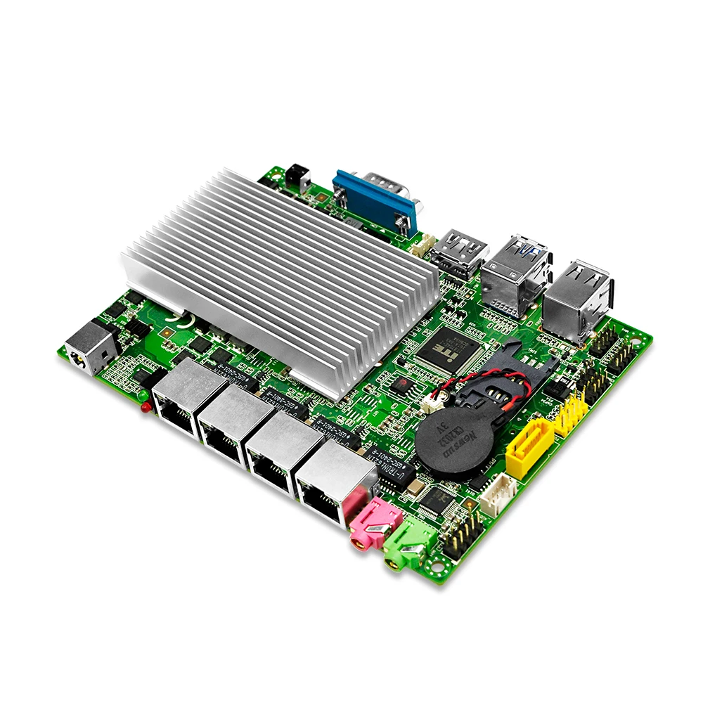 Qotom Мини ПК 4 lan Core i3 i5 i7 Pfsense брандмауэр микро безвентиляторный мини Linux Ubuntu