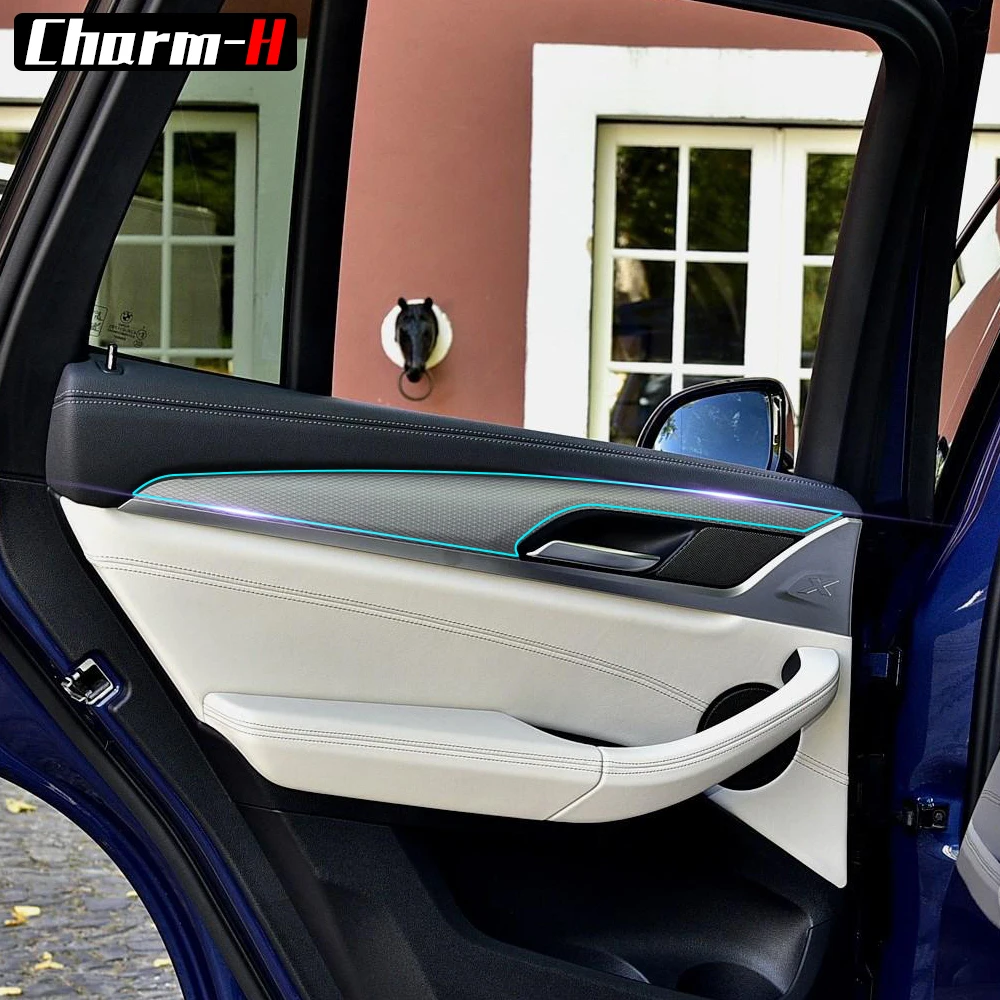  Invisible Center Console Gear Shift Knob Interior Trim TPU Protective Film Sticker for BMW X3 G01 2