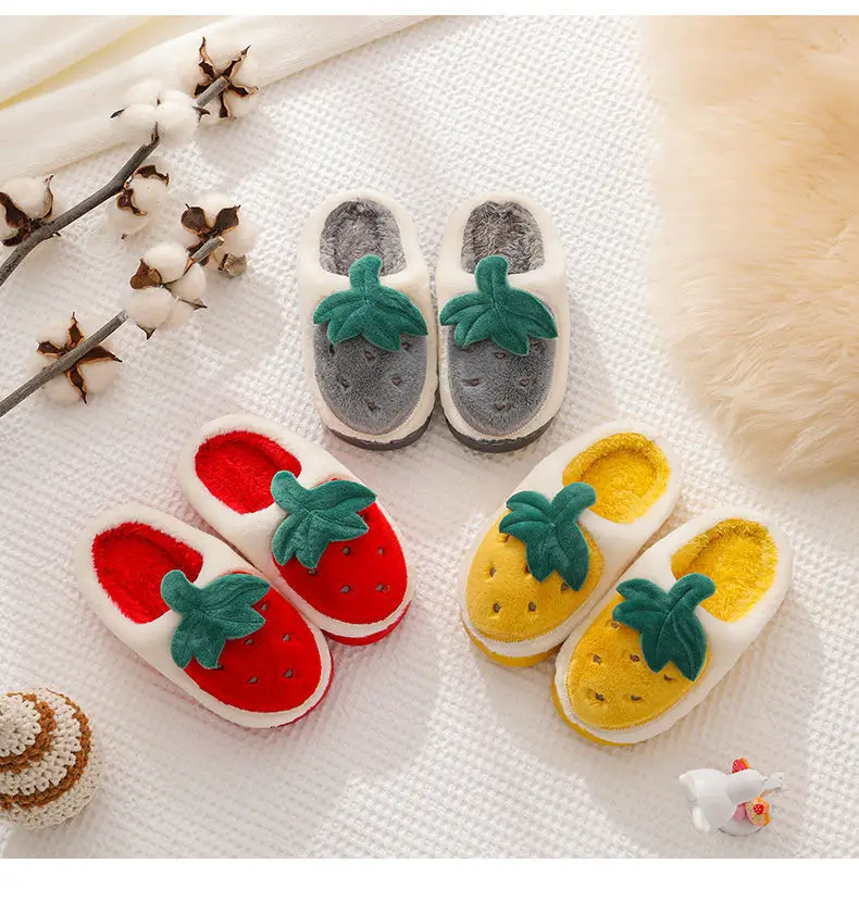 Children's Slippers Winter Kids Cartoon Keep Warm Cotton Shoes Boys Girls Indoor Home Slippers Children Baby Toddler Slippers best leather shoes