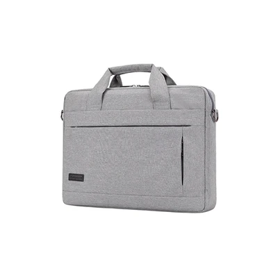 Модная вместительная сумка для ноутбука для мужчин и женщин, дорожный портфель, деловая сумка для ноутбука 14 15 дюймов Macbook Pro PC - Цвет: Light Grey (14inch )