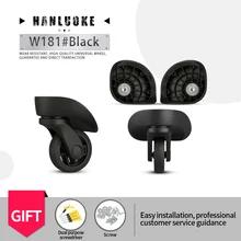

HANLUOKE Hangsheng A - 87 Luggage Universal Wheel Accessories Wheel Boarding Pull Box Wheel Roller Aeroplane Wheel Repair Shock
