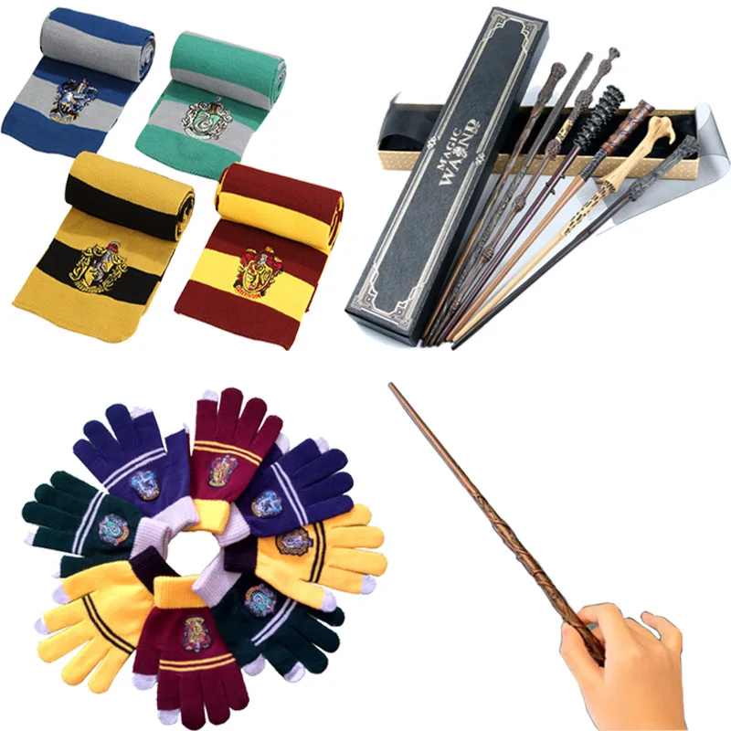 Potters Magic Wands Cosplay Harried Dumbledore Voldmort Snape Metal/Iron Core Magic Wand Christmas Gift