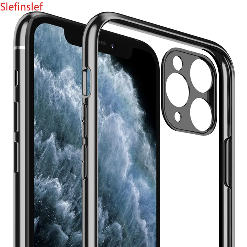 Роскошный чехол-бампер с покрытием для телефона Apple iPhone 11 Pro Max XR iphone SE 2020 Защита