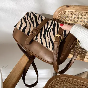 

Sexy Leopard Square Crossbody bag 2020 Fashion New Quality PU Leather Women's Designer Handbag Vintage Shoulder Messenger Bag