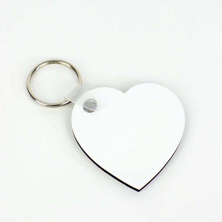 Sublimação em Branco Impressão de Transferência Chaveiros Duplo Coração Chaveiro Quente Faça Você Mesmo Personalizado Consumíveis 20 Pçs - Lote Mdf 5 Sublimação em branco chaveiros duplo coração mdf