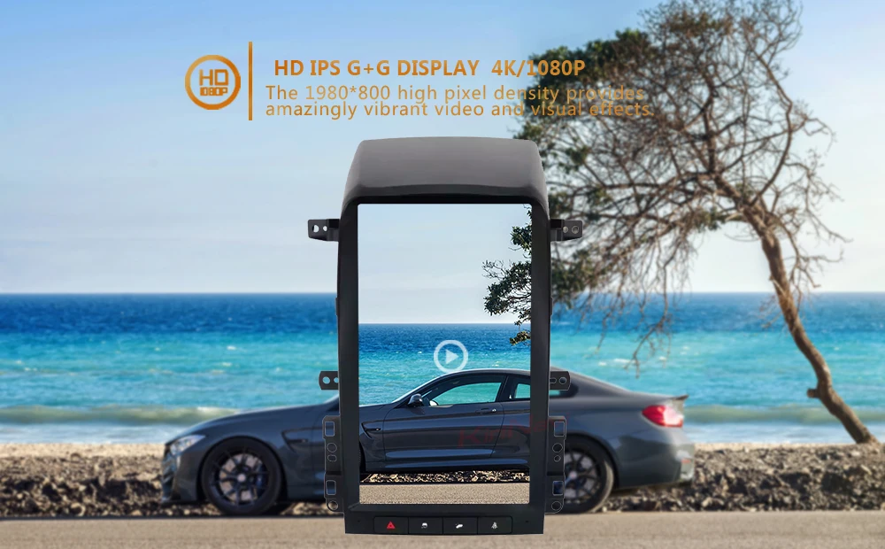 KiriNavi вертикальный экран Tesla style 13," 1 Din Android 8,1 автомобильный dvd-плеер для Chevrolet Captiva автомобильный Радио gps навигация wifi