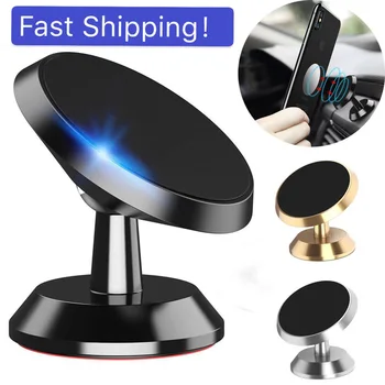 

Car Phone Holder Magnetic Stand in Car Bracket Dashboard Holder Cell mobile Phone Magnet Air Vent Grip Mount For IPhone 11 xs 7