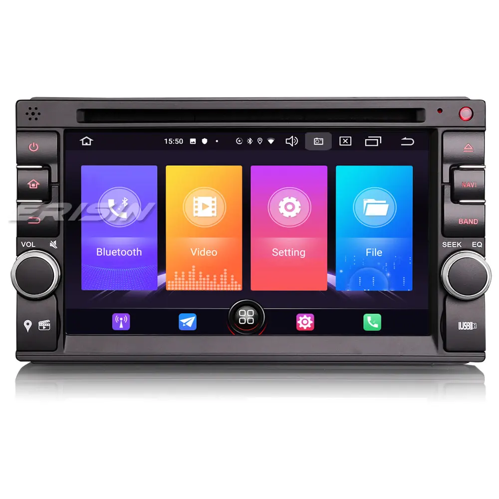 Erisin ES2736U двойной Din 6 2 &quotУниверсальный автомобильный радиоприемник DVD GPS CarPlay DAB +
