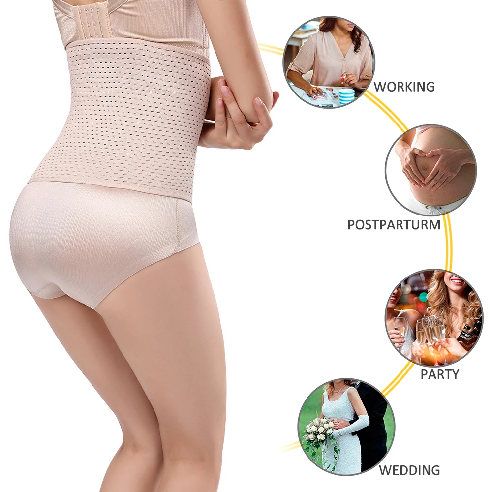 Женский пояс для талии корсет со стальными косточками ремень регулировки