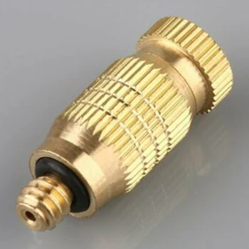 

High Quality 10pcs Threaded Brass Fog Mist Nozzle Misting Fogging Spray Sprinkler Head Accessories