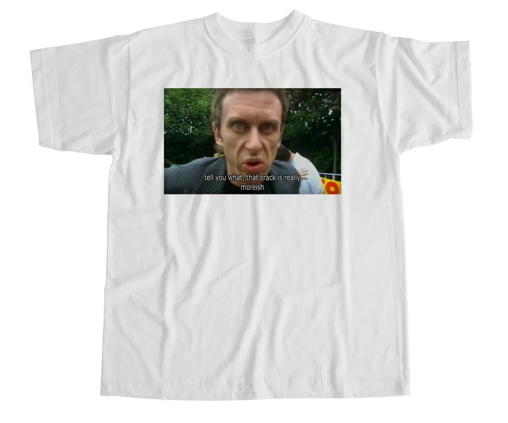 

Super Hans T-Shirt Crack Moreish Peep Show Mark Jeremy Homage Usbourne Corrigan Cotton Tee Shirt Summer O Neck Tops