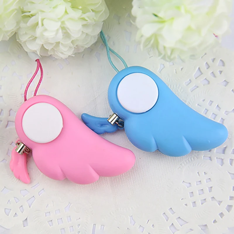 

2pcs/set Safe Sound Pager Siren Keychains For Women Personal Protection Alarm Security Alarm Emergency Anti-rape Alarm