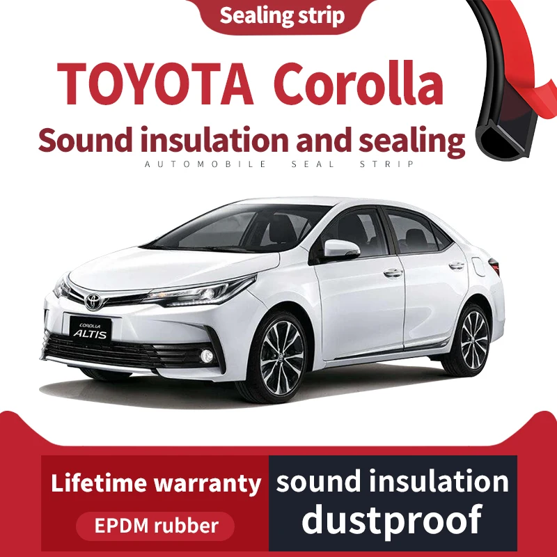 FORTOYOTA Corolla Автомобильная уплотнительная полоса дверь шумоизоляция автомобильные