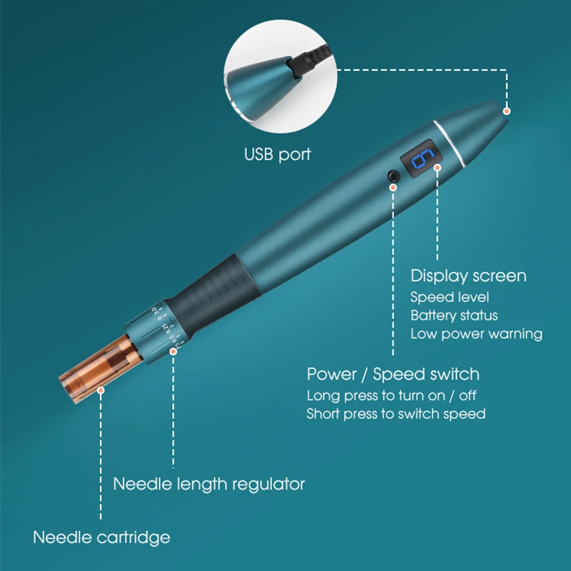 Рисунок 2 - Dr Pen F6S 6-Скоростной микроиглы