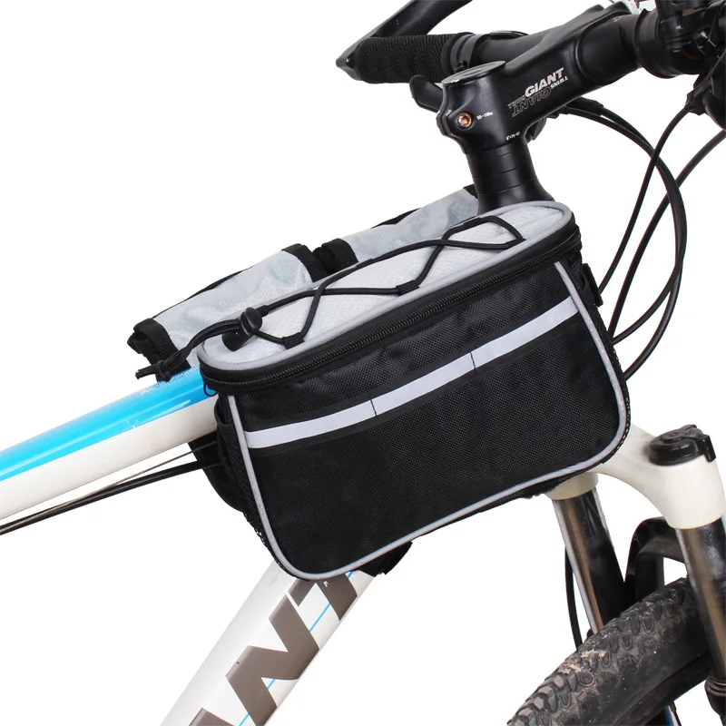 Folding Bicycle Bike Four-in-One Different Size Bags Front Bag Vehicle Upper Tube Bag Mountain Bike Beam Rides Luggage