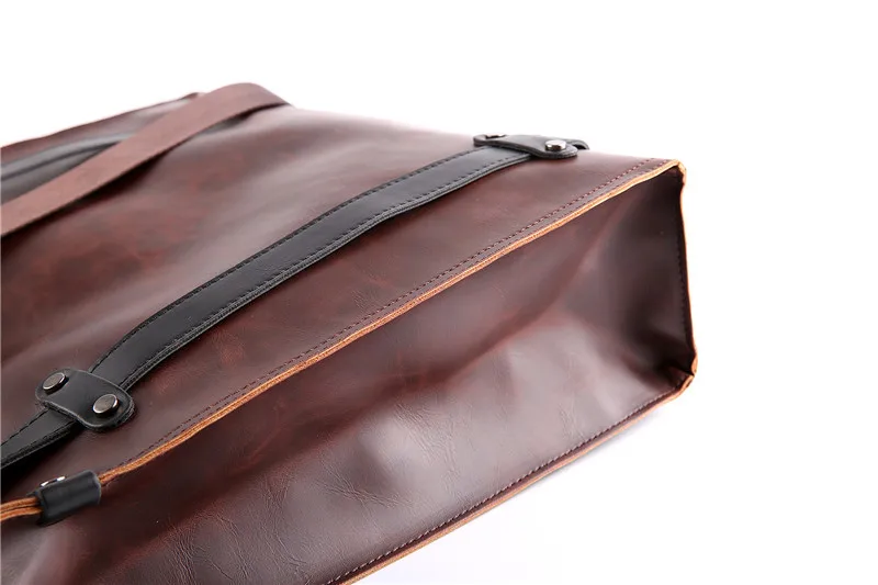 Original new Korean men's handbags leather men's handbags high quality shoulder bags business bags leisure bags