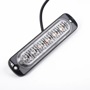 

Car Truck Van Flashing Side Waterproof Bulb 6 LED Strobe Luminous Accessories