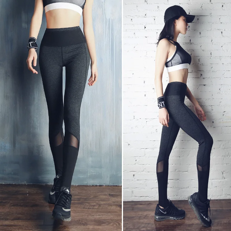 

New Style Yoga Pants Women's Spring And Summer High-waisted Elasticity Tight-Fit Athletic Pants Tailor Network Slimming Fitness