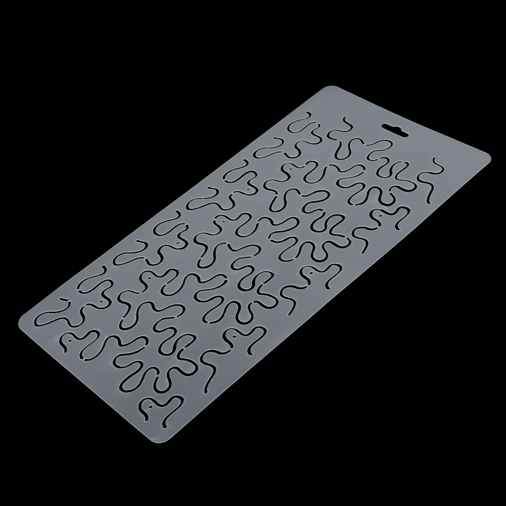 2Pcs Clear Quilting Stencils Plastic Embroidery Template Handmade Sewing Crafts
