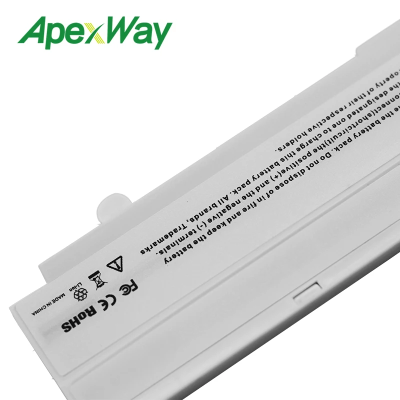 Apexway белый 4400mAh лаптоп с тесто для ASUS Lamborghini Eee PC VX6S VX6 15 1016 1215 R011 R051 A32-1015 1015T 1215 1215PE