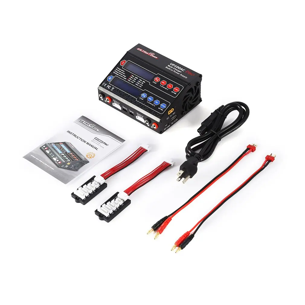 

Dual 2 Port 100Watt 10/6Amp AC DC Balancing Battery Charger LiPo UP100AC