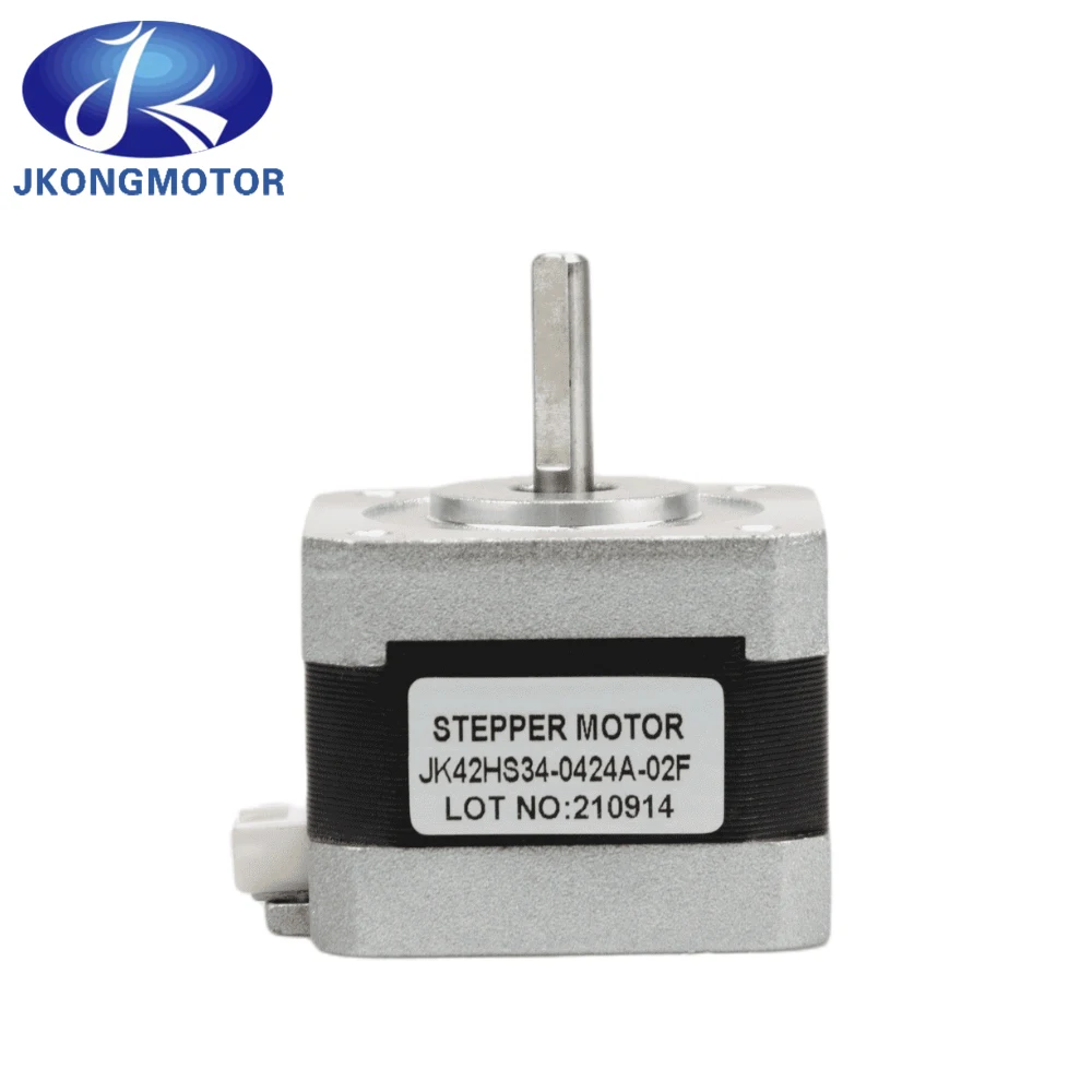 Jkongmotor 34mm Nema 17 Stepper Motor 23Ncm 0.42A 6.72V 17HS3401 Step Motor 42BYGH 4-lead CNC Reprap 3D Printer