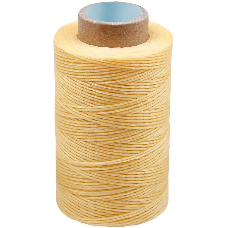 

LMDZ Leather Flat Waxed Thread Polyester Cord DIY Hand Stitching Thread Multicolor For Braided Bracelets DIY Accessories Sewing