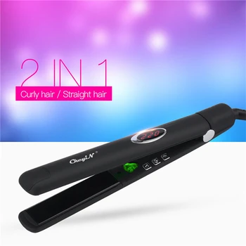 

Infrared Hair Straightener Flat Iron With Ionic Ceramic 3D Floating Straightening Iron Wide Plates Hair Care Styling Tools